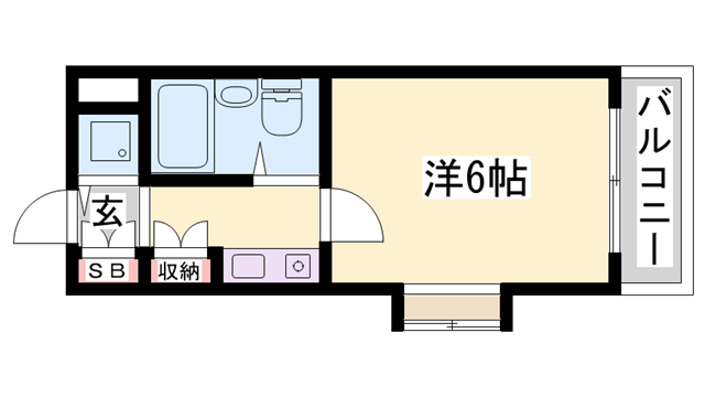 シャトー姫路の物件間取画像