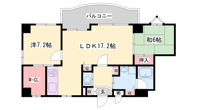 物件間取画像