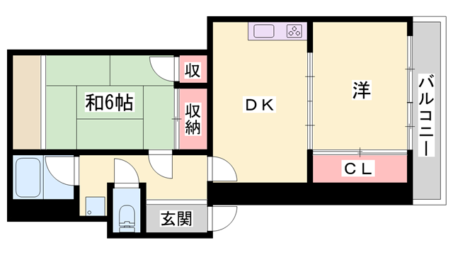 物件間取画像