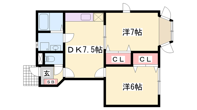 物件間取画像