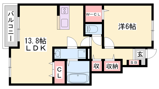 物件間取画像
