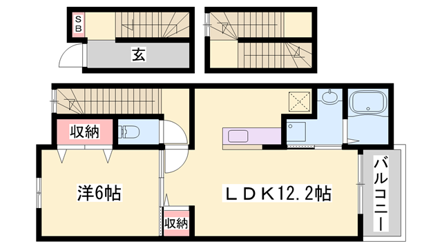 物件間取画像