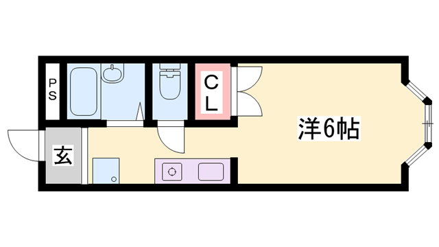 レジデンス平野の物件間取画像
