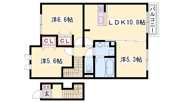 物件間取画像