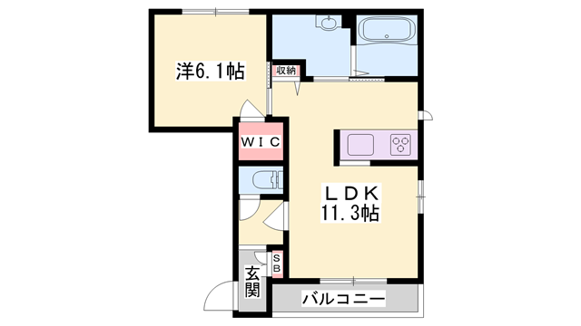 物件間取画像