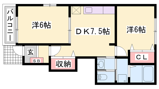 物件間取画像