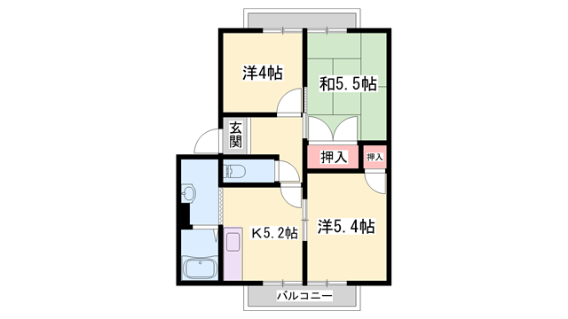 物件間取画像