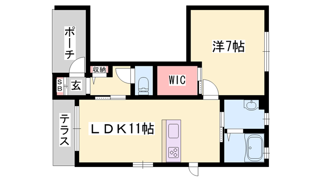 物件間取画像