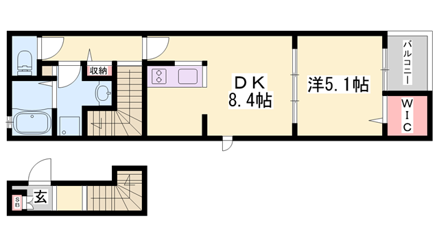 物件間取画像