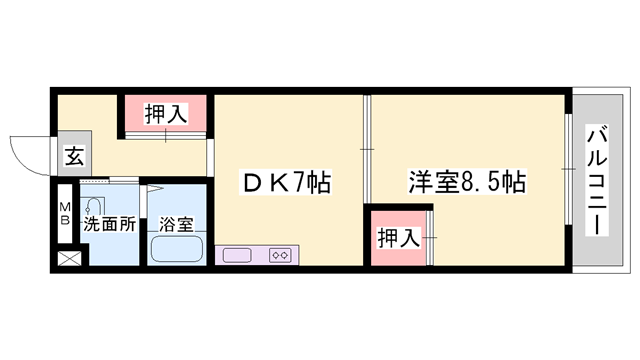 物件間取画像