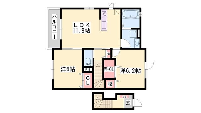 物件間取画像
