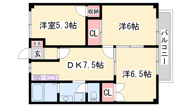 物件間取画像