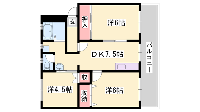 物件間取画像