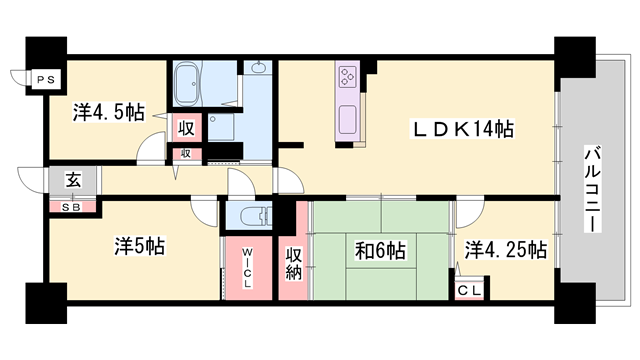 物件間取画像