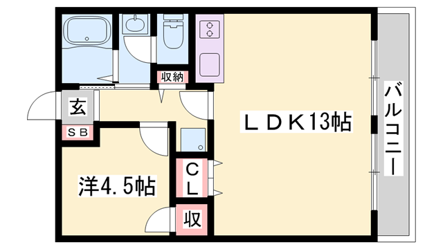 物件間取画像