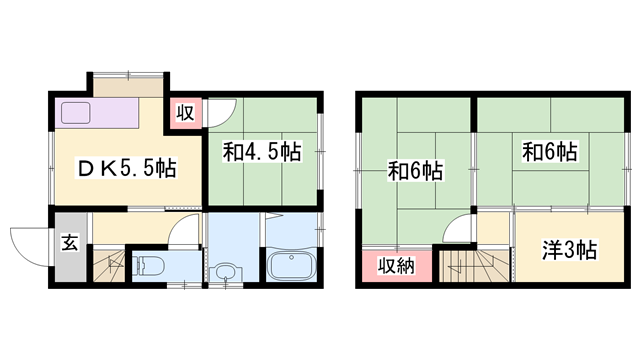物件間取画像