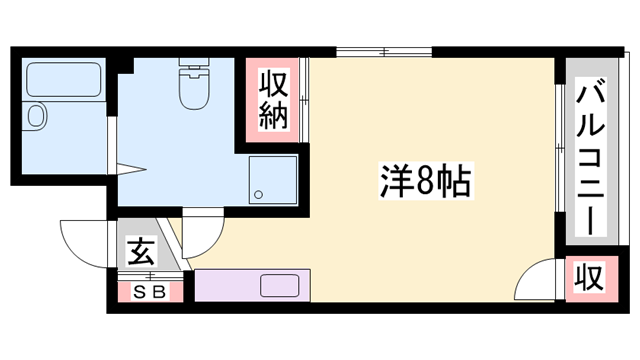 城北興和マンションの物件間取画像