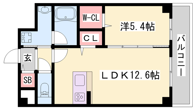 物件間取画像