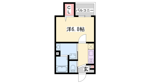 ALEGRIA飾磨の物件間取画像