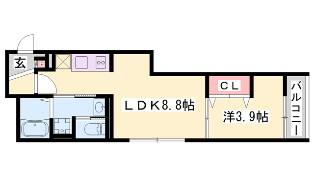 物件間取画像