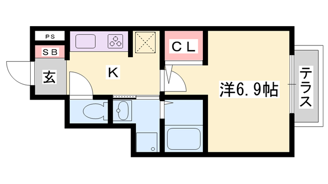物件間取画像
