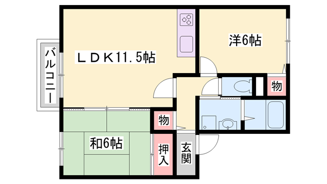 物件間取画像