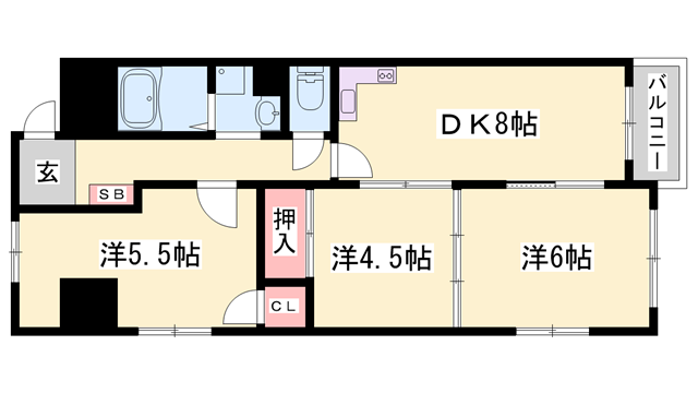 物件間取画像