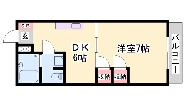リバーサイド真砂の物件間取画像