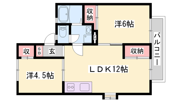 物件間取画像