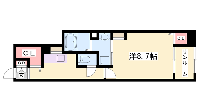 物件間取画像
