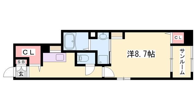 物件間取画像