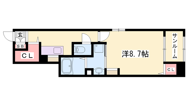 物件間取画像