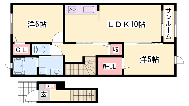 物件間取画像