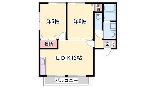 クラスティーナの物件間取画像