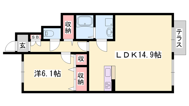 物件間取画像