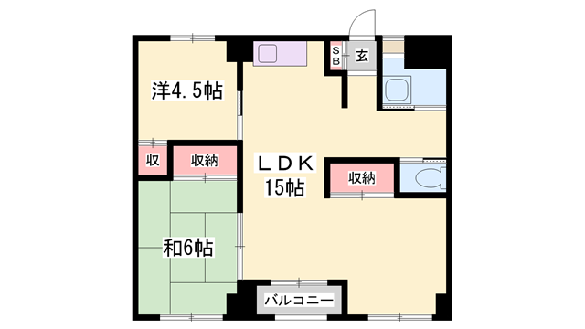 物件間取画像