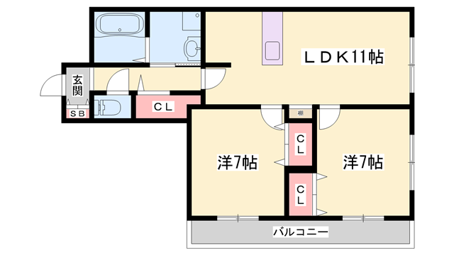 物件間取画像