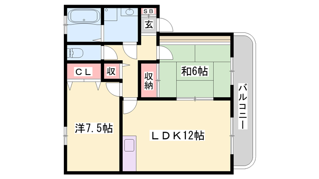 物件間取画像