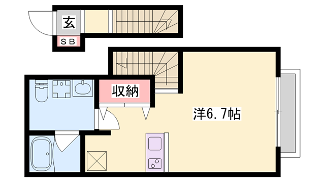 mimi COCOの物件間取画像