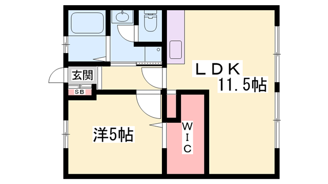 サンシティー松本の物件間取画像