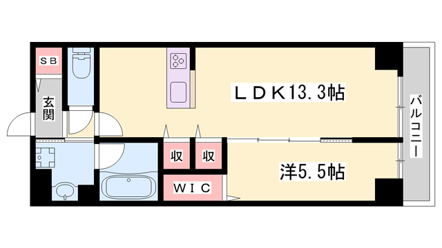 物件間取画像