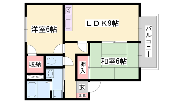 物件間取画像