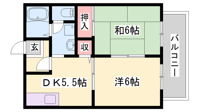 物件間取画像