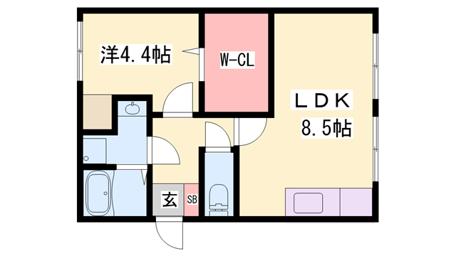 物件間取画像