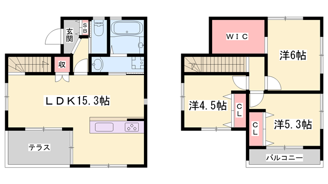 物件間取画像
