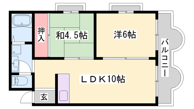 メゾン手柄の物件間取画像