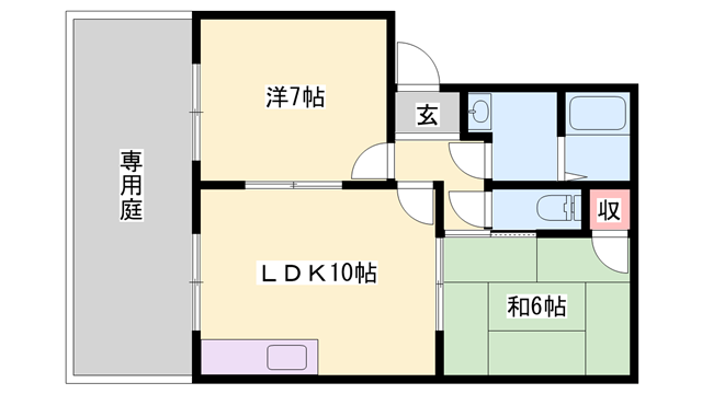 物件間取画像