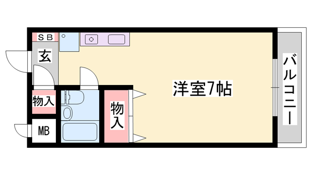 物件間取画像