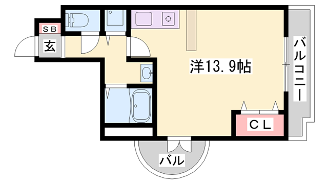 物件間取画像