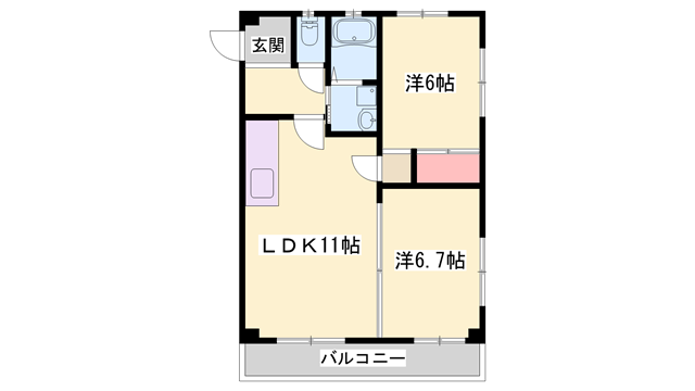 物件間取画像